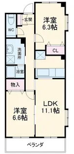 プロミネンスV【3階】の間取り