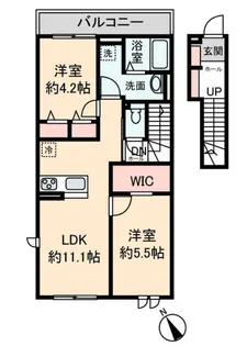 東京都八王子市元横山町1【アパート】の間取り