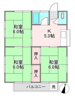 第7正美荘【2階】の間取り