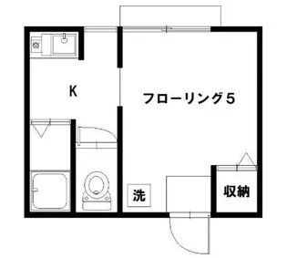 ハイム小松【2階】の間取り