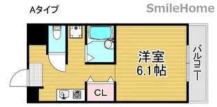 セラ玉出ウェスト【3階】の間取り
