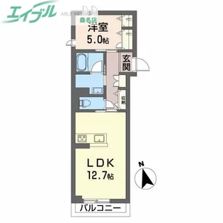 fonte霞【2階】の間取り