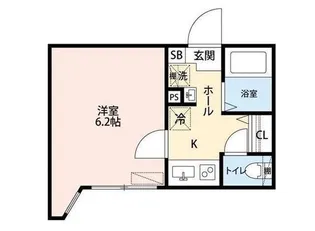 グランクオール竹ノ塚【2階】の間取り