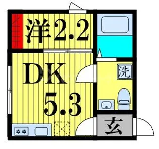 SORA西新井【1階】の間取り
