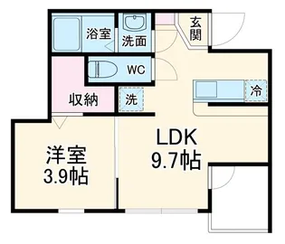 神奈川県秦野市南矢名【アパート】の間取り