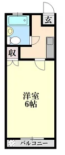 コーポAKUI【2階】の間取り