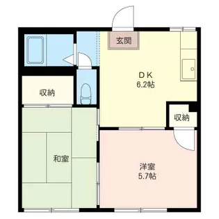 フォーブルクラウン【1階】の間取り