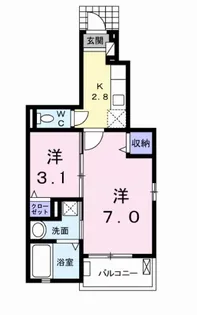 アクティーボ【1階】の間取り