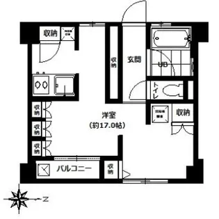 第2エビスハイツ【7階】の間取り