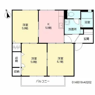 グランドメゾン【2階】の間取り