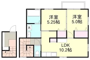 岡山県倉敷市四十瀬【アパート】の間取り