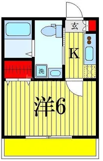 天成2番館【1階】の間取り