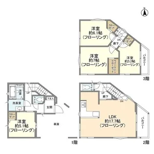 埼玉県川口市並木4【一戸建】の間取り