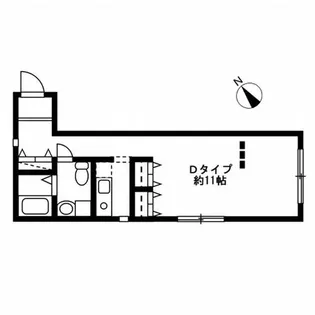 東京都世田谷区上馬2【マンション】の間取り