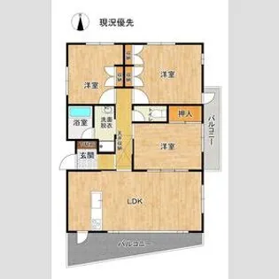 ダイヤ26篭田 B【1階】の間取り