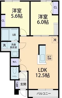 Amabile【1階】の間取り