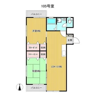 東京都葛飾区金町4【マンション】の間取り