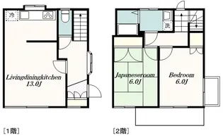 神奈川県厚木市旭町2【一戸建】の間取り