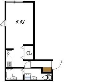 東京都目黒区大岡山1【アパート】の間取り