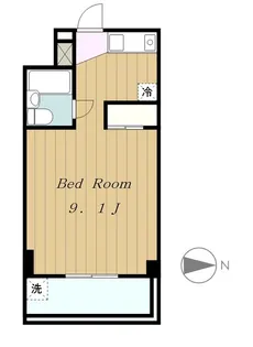 フォーラム共栄【5階】の間取り