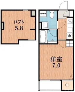 大阪府大阪市住之江区安立3【アパート】の間取り