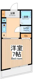 カーサクラウン谷保【3階】の間取り