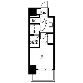 ワールドアイ大阪West Gate【10階】の間取り