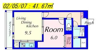 セジュールユタカ【3階】の間取り