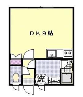 ハイツ竹【2階】の間取り