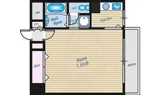 インターナショナルビル【4階】の間取り