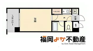 ピュアドームアーデンス大濠【3階】の間取り