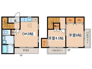 神奈川県秦野市今泉【一戸建】の間取り