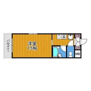 メゾン・エルセラーン【3階】の間取り