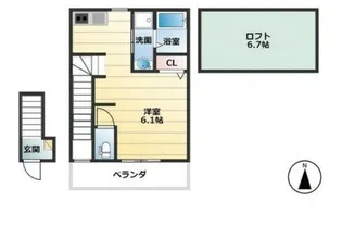 あんしん+日置荘西町08-4002【2階】の間取り