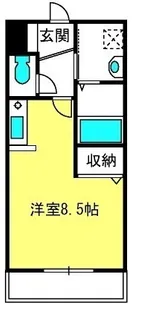 メゾン・プレ・パルクII【1階】の間取り