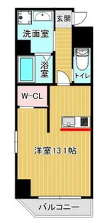 コルドンルージュ【1階】の間取り