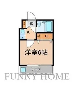 ロワール祐天寺【1階】の間取り