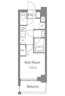 SPコート四ツ木【13階】の間取り