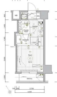 グランヴァン横濱反町【3階】の間取り