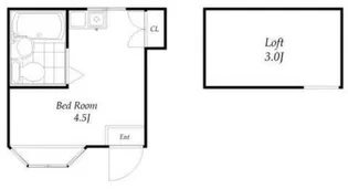 VIP調布ヶ丘【1階】の間取り