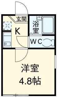 クレール西新井【2階】の間取り