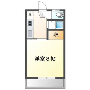 光ハイツ A棟【1階】の間取り