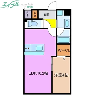 RISORA【4階】の間取り