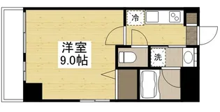 月光 岡山市役所前【1階】の間取り