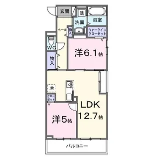 ティリア コート【2階】の間取り