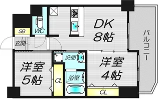 アーデンタワー本町イースト【2階】の間取り