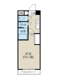 BUENA上大川前通3番町【9階】の間取り