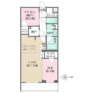 La Perla JiyugaokaIIの間取り