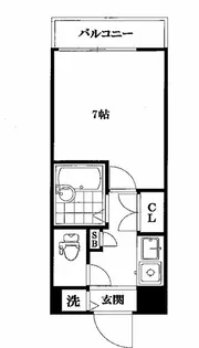 アイディ品川【6階】の間取り