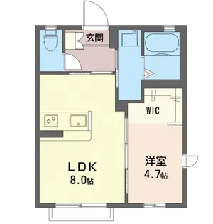 COSTA PISO TSUJIDO【1階】の間取り